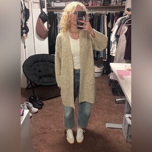 Uniqlo | Lt Beige Open Cardigan Sweater